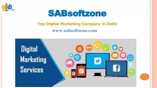 Best Digital Marketing Company in Delhi | SABsoftzone