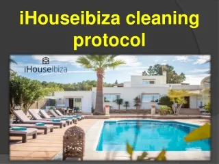 iHouseibiza cleaning protocol