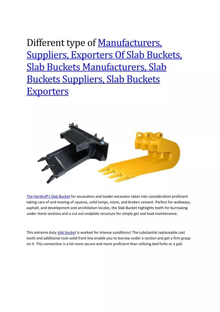 different type of manufacturers suppliers