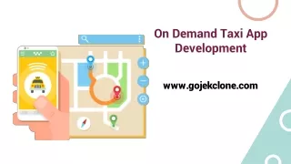 on demand taxi app development