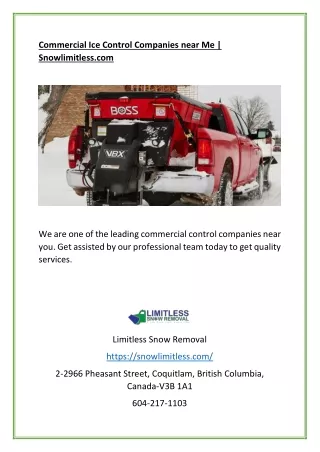 commercial ice control companies near