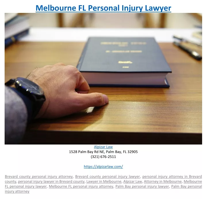 melbourne fl personal injury lawyer