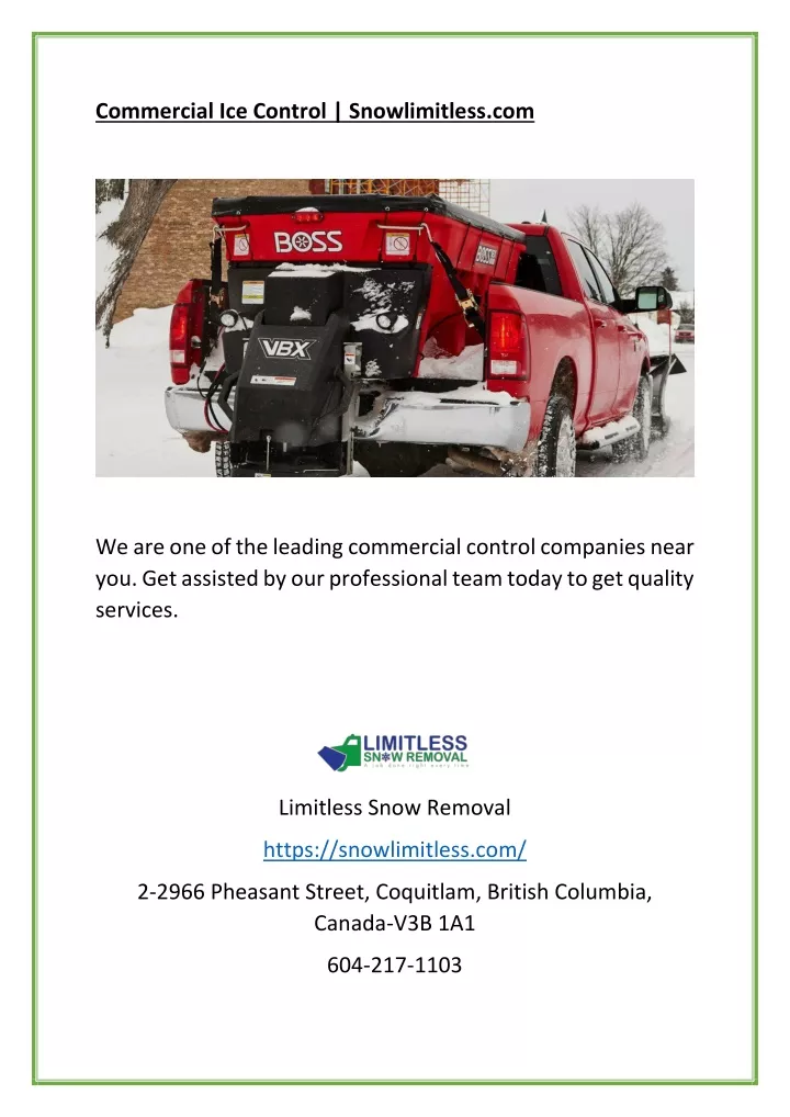 commercial ice control snowlimitless com