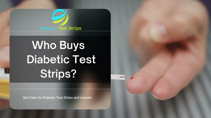 who buys diabetic test strips