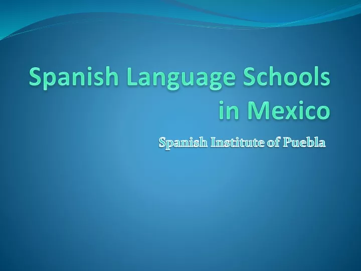 spanish language schools in mexico