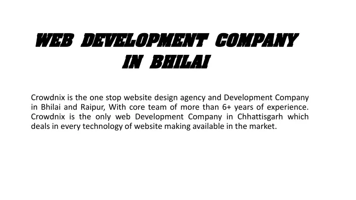 web development company web development company