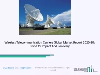 wireless telecommunication carriers global market report 2020 30 covid 19 impact and recovery