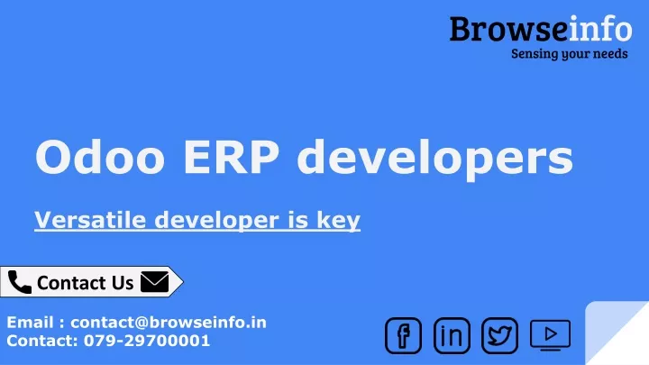 odoo erp developers