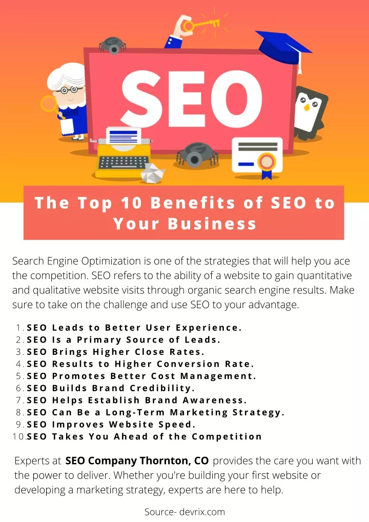 the top 10 benefits of seo to your business