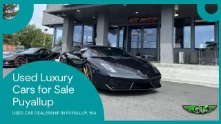 Used Luxury Cars for Sale Puyallup WA - Gt Auto Sales