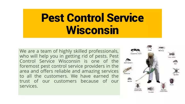 pest control service wisconsin