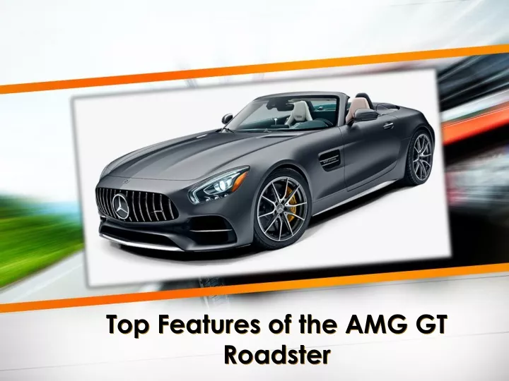 top features of the amg gt roadster