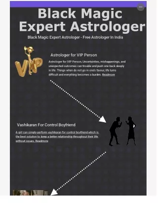 Black Magic Expert Astrologer - Free Astrologer In India