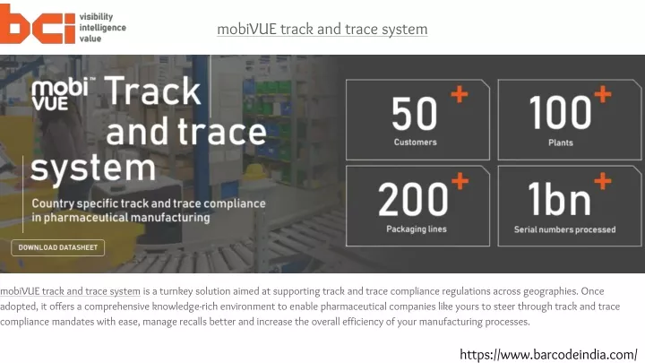 mobivue t rack and trace system