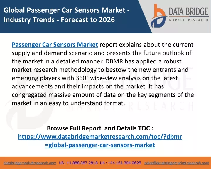 global passenger car sensors market industry