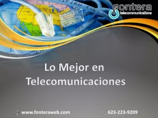 Elija lo mejor en ventas y soporte de telecomunicaciones: FonteraWeb