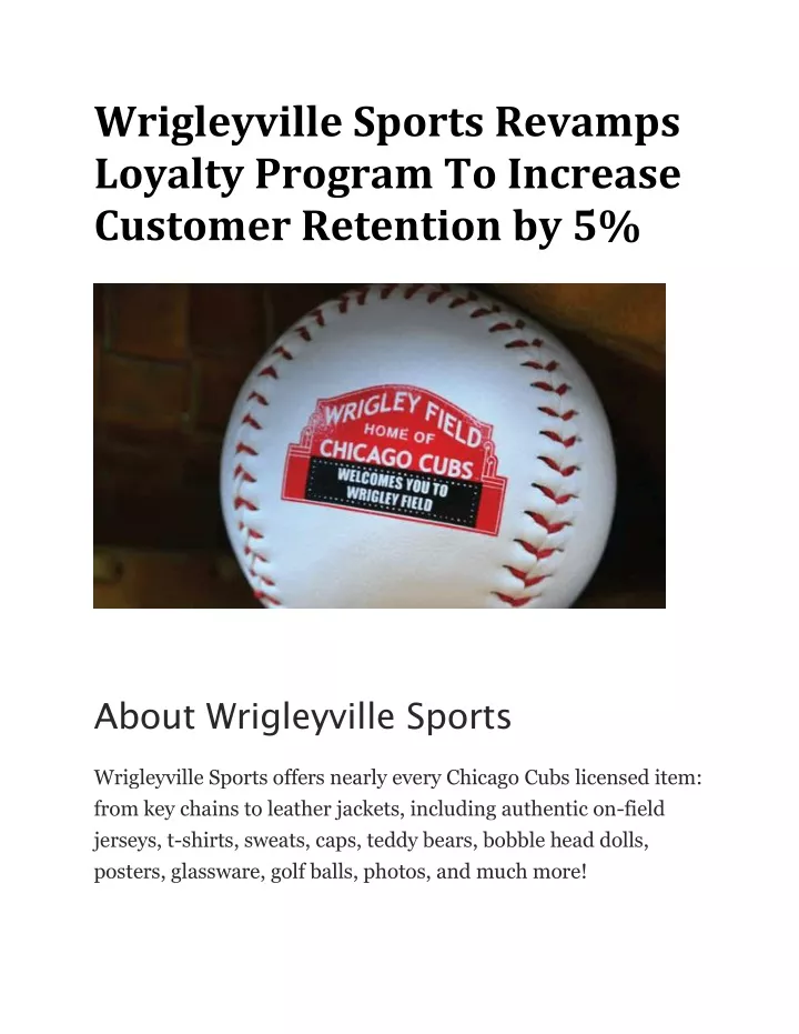 wrigleyville sports revamps loyalty program