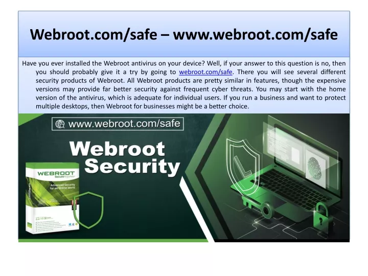 webroot com safe www webroot com safe