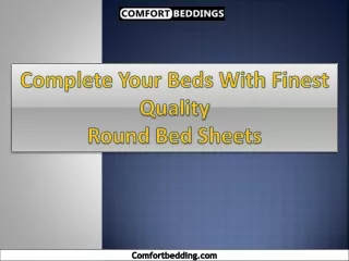 complete your beds with finest quality round
