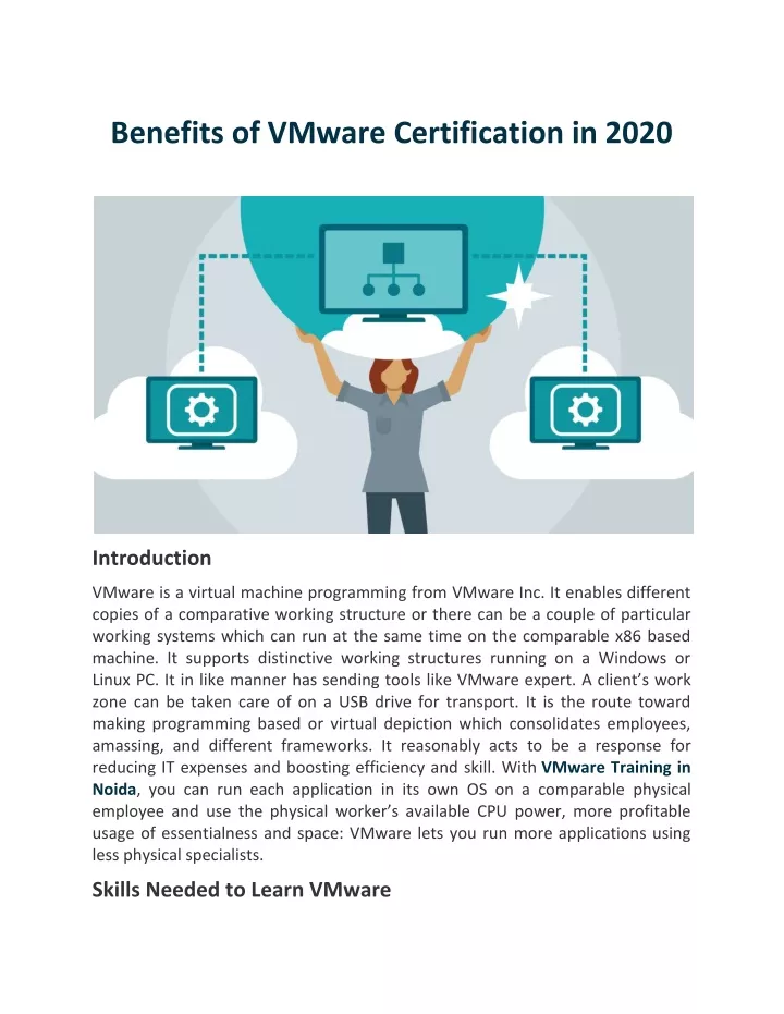 benefits of vmware certification in 2020