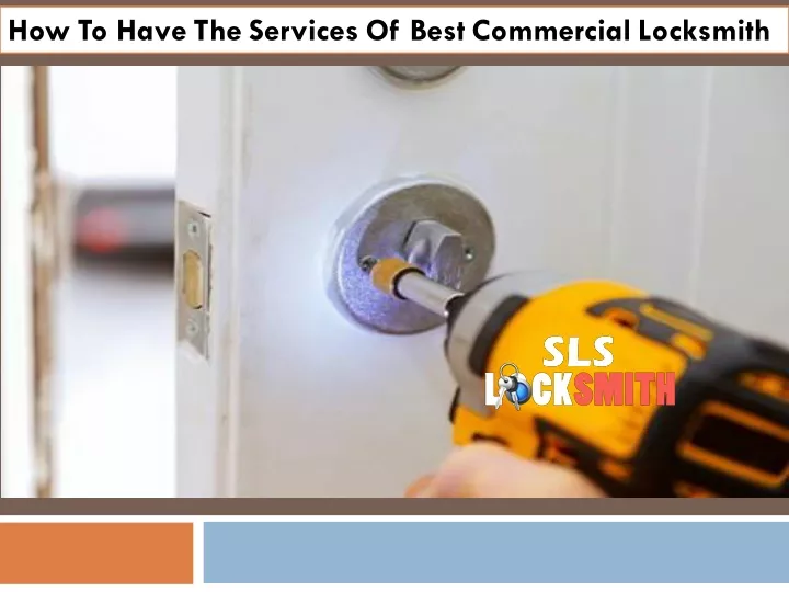 how to have the services of best commercial