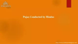 pujas conducted by hindus