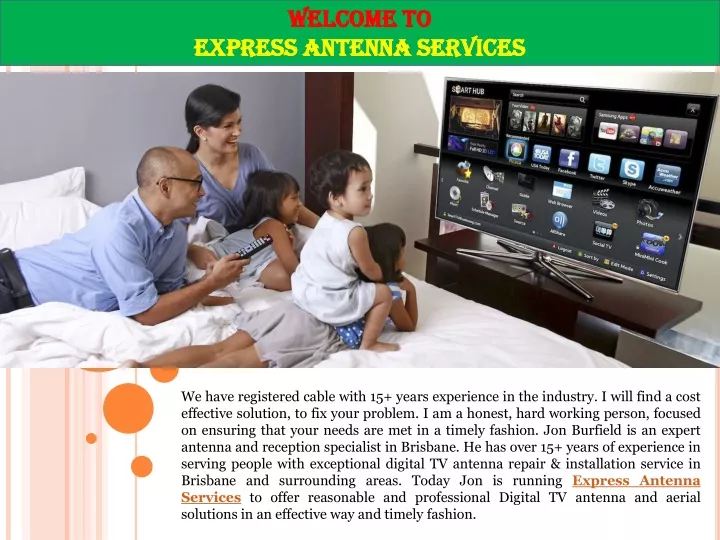 welcome to express antenna services