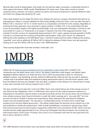 1MBD: Breaking news - Unseen leaked papers