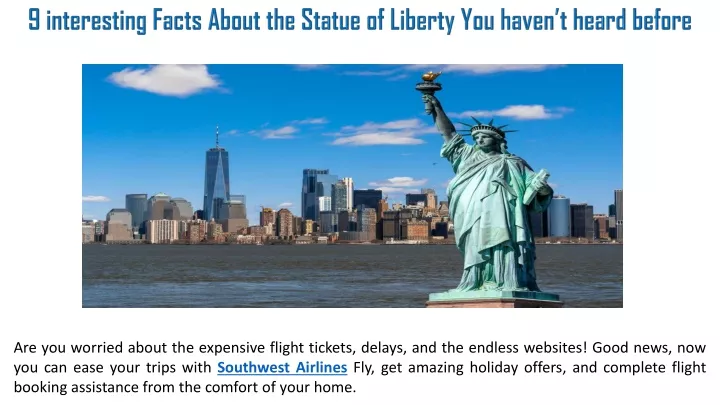 9 interesting facts about the statue of liberty