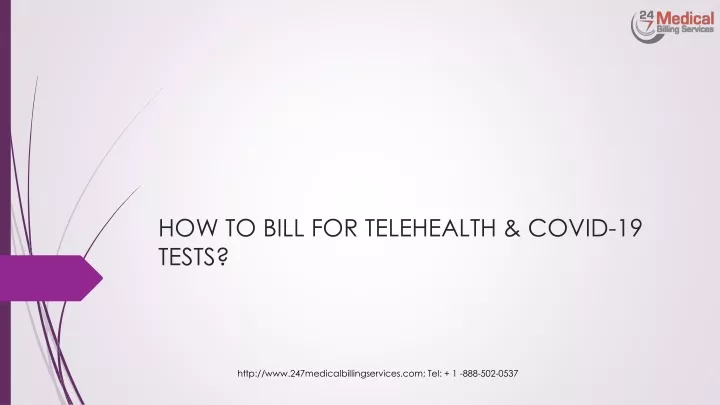 how to bill for telehealth covid 19 tests