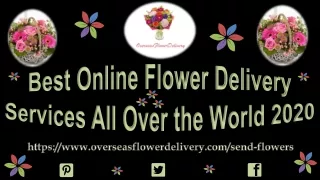 Best Online Flower Delivery Services All Over the World 2020