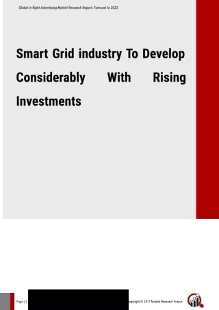 Smart Grid Industry 2018 by Current & Upcoming Trends