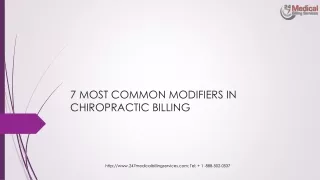 PPT - 10 Most Common Chiropractic Billing Modifiers PowerPoint ...