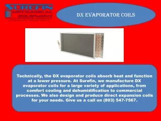 Smecoils.com - DX Evaporator Coils