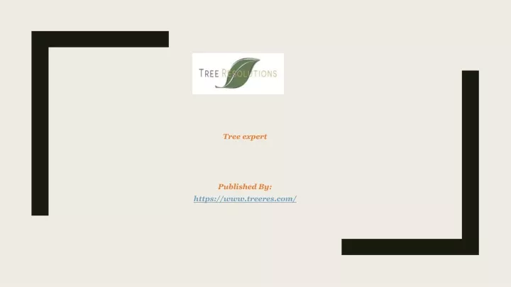 tree expert published by https www treeres com