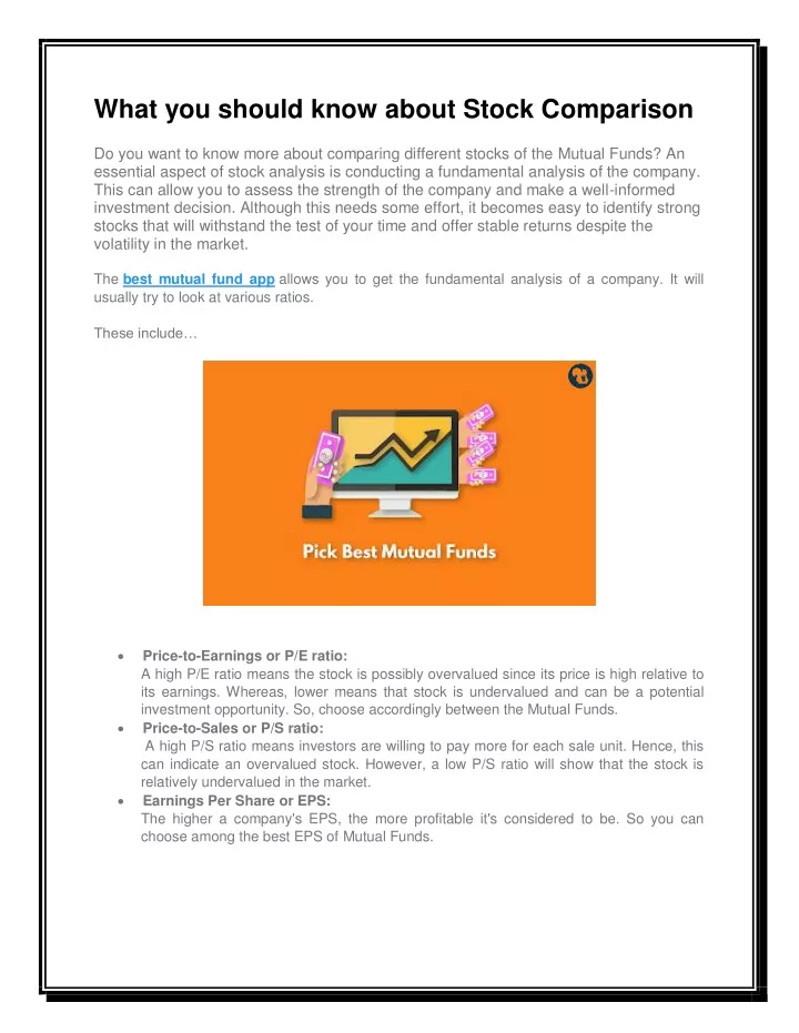 what you should know about stock comparison