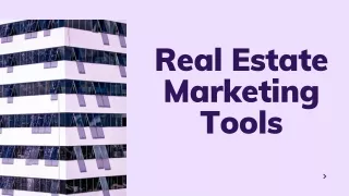 real estate marketing tools