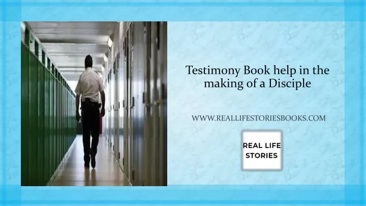 testimony book help in the making of a disciple