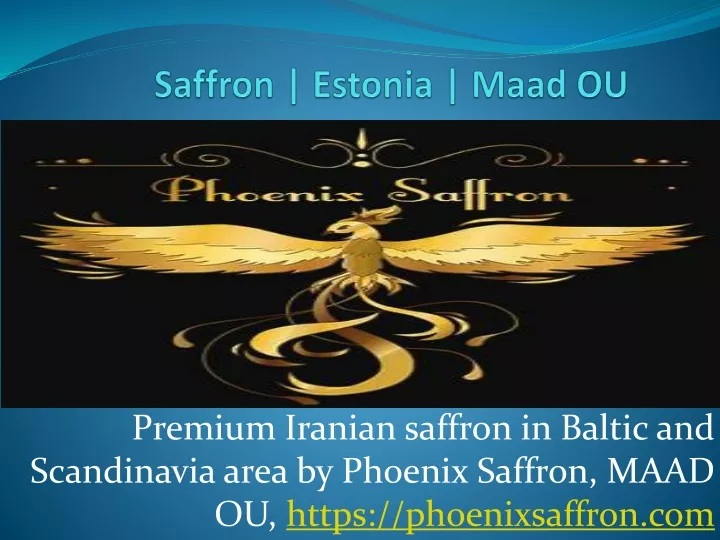 saffron estonia maad ou