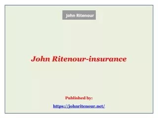 John Ritenour-insurance