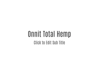 Onnit Total Hemp How To Use This!