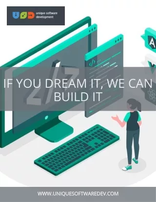 if you dream it we can build it