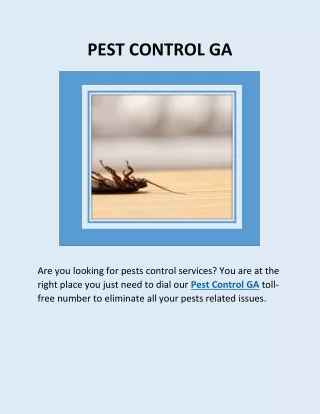 PEST CONTROL GA