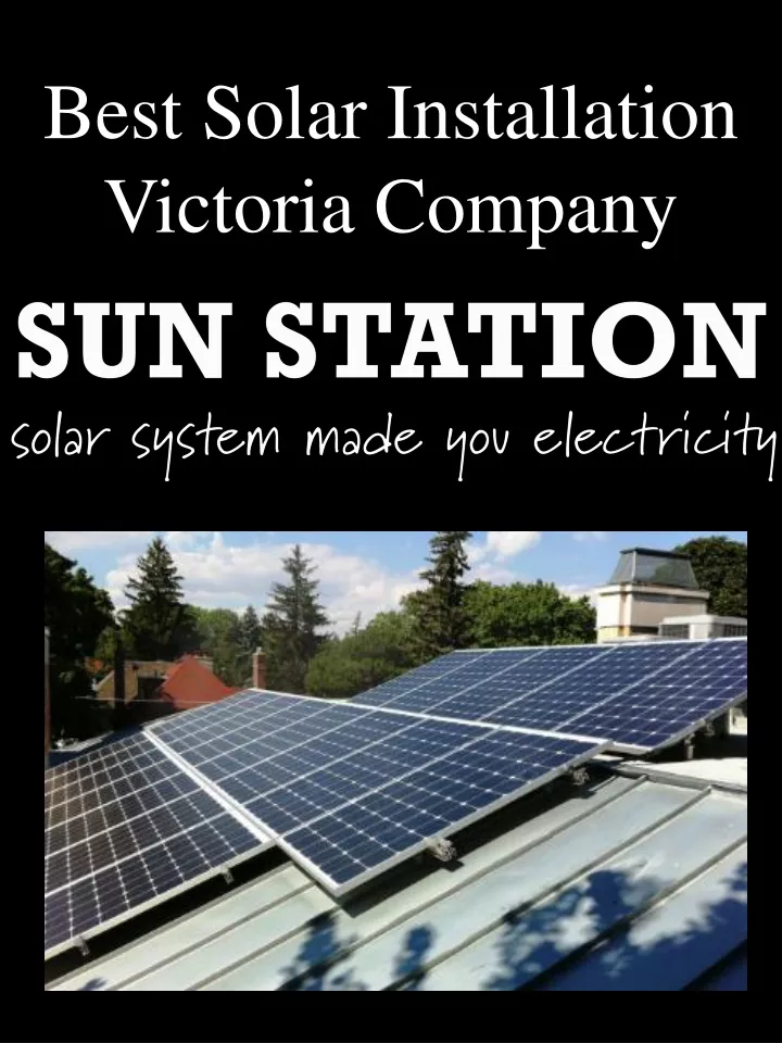 best solar installation victoria company