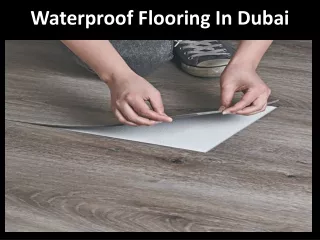 waterproof flooring in dubai