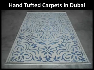 hand tufted carpets in dubai