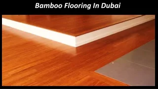 bamboo flooring in dubai