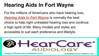 Hearing Aids In Fort Wayne