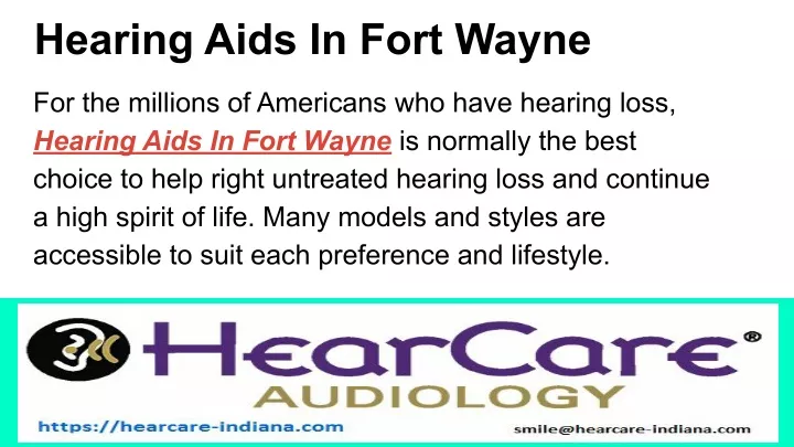 hearing aids in fort wayne