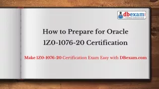 how to prepare for oracle